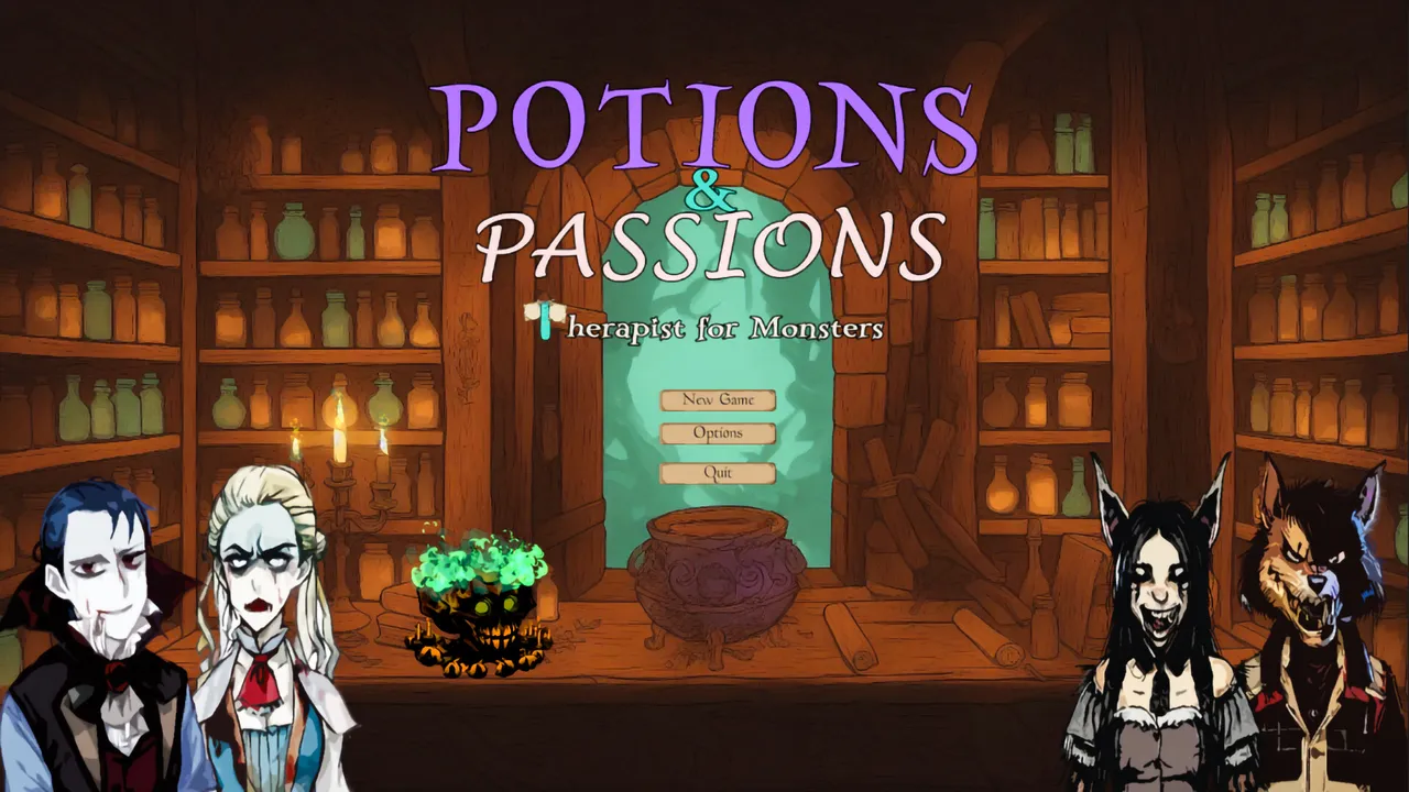 Potions & Passions: Therapist for Monsters Screenshot 1