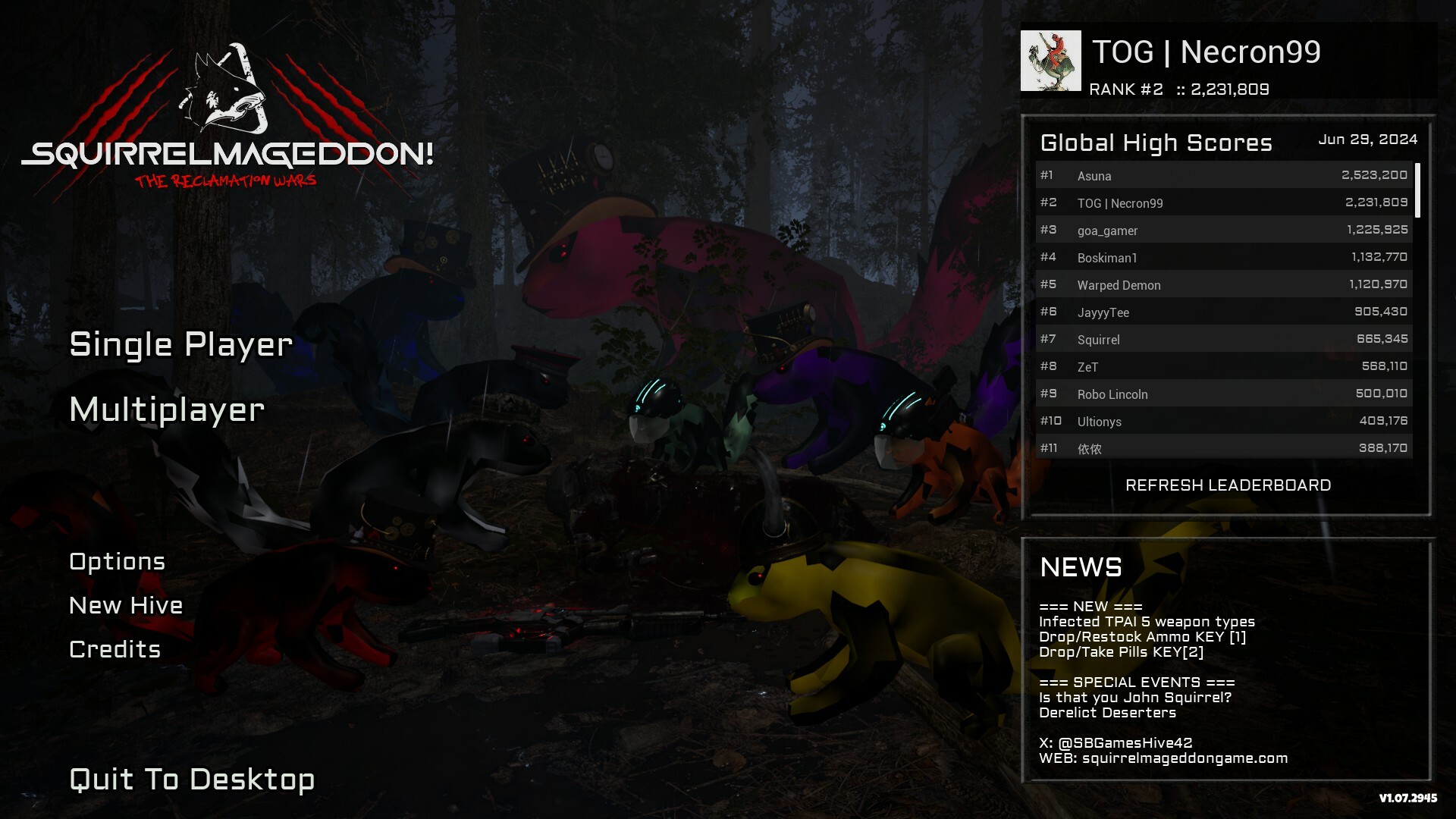 Squirrelmageddon! Screenshot 0