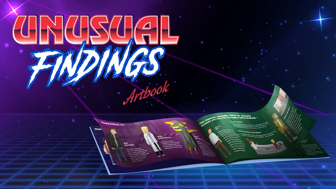 Unusual Findings - Digital Artbook Screenshot 0