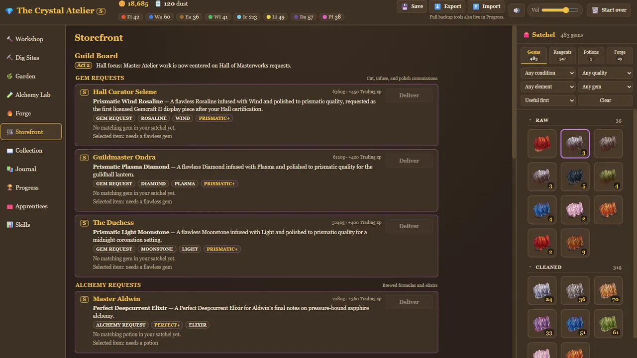 The Crystal Atelier Screenshot 1