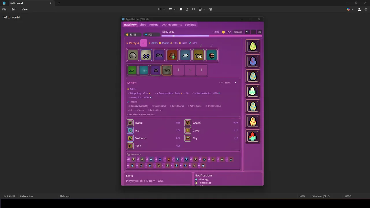 Type Hatcher Screenshot 3