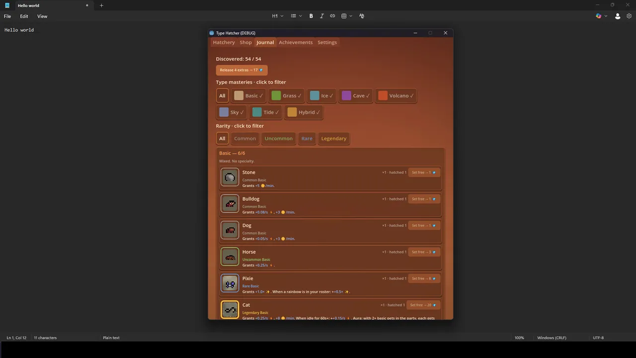 Type Hatcher Screenshot 4