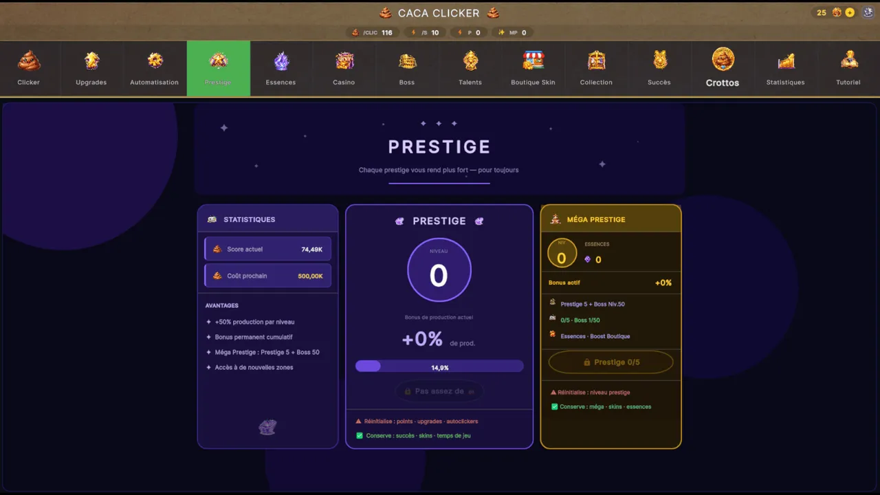 CacaClicker Screenshot 1