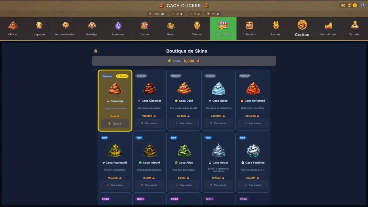 CacaClicker Screenshot 3