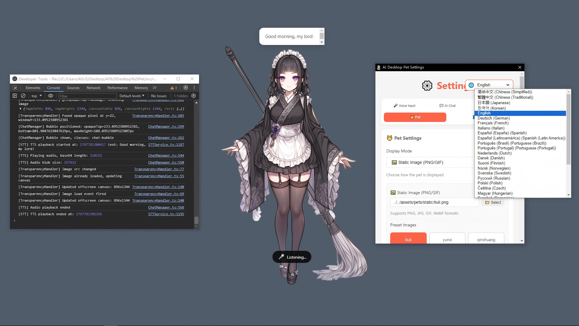 AI Desktop Pet Screenshot 0