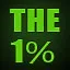 The 1% icon