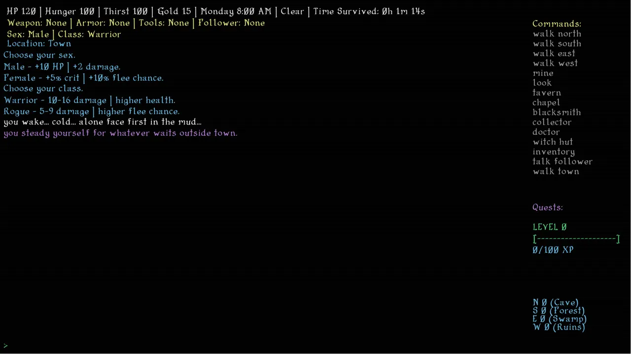 Dark Hollow RPG Screenshot 1