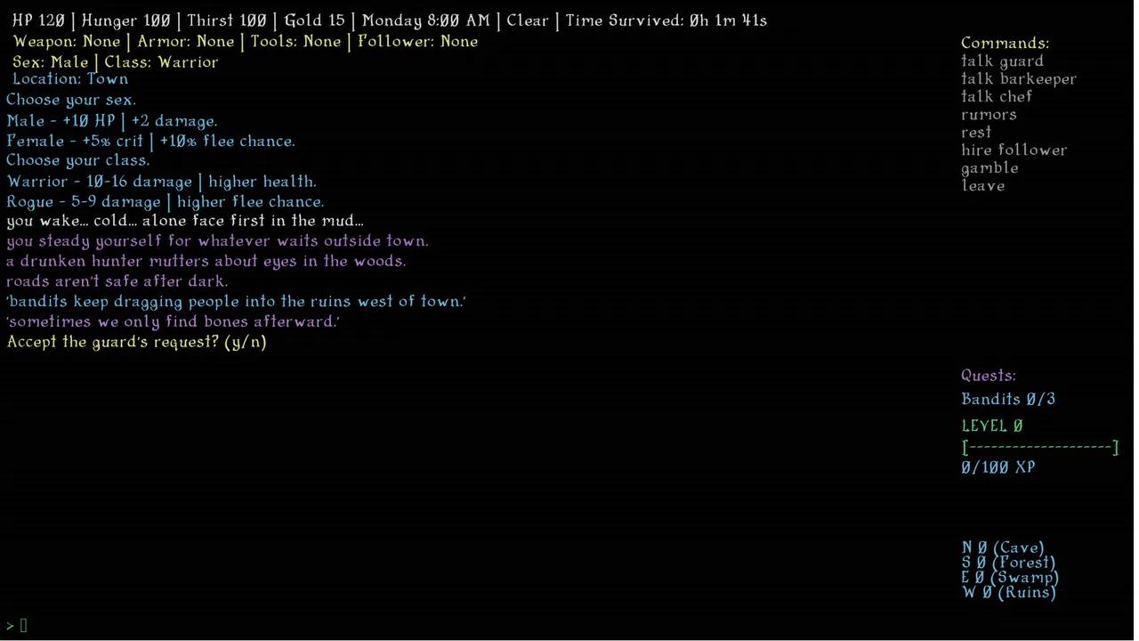 Dark Hollow RPG Screenshot 2
