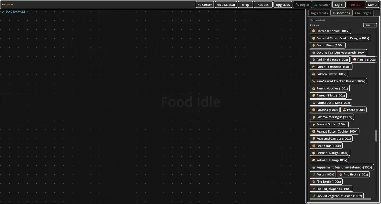 Food Idle - Founder's Pack Screenshot 1