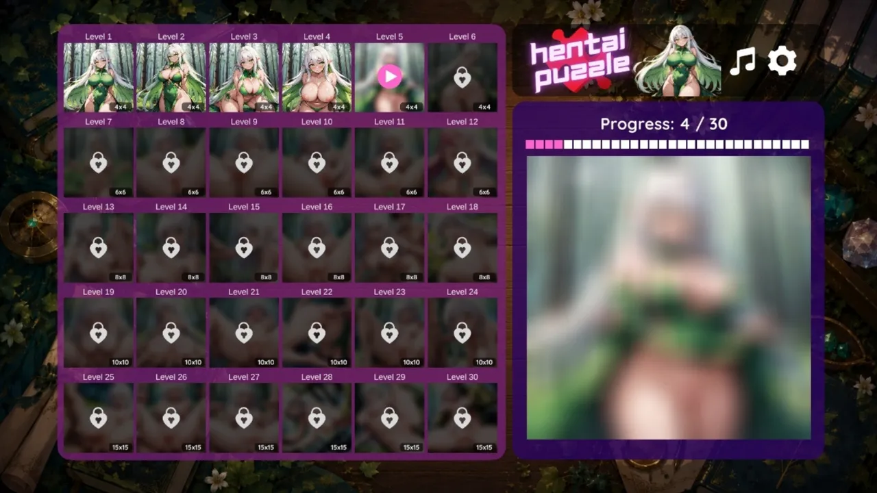 Hentai Puzzle: Alerinna Screenshot 3