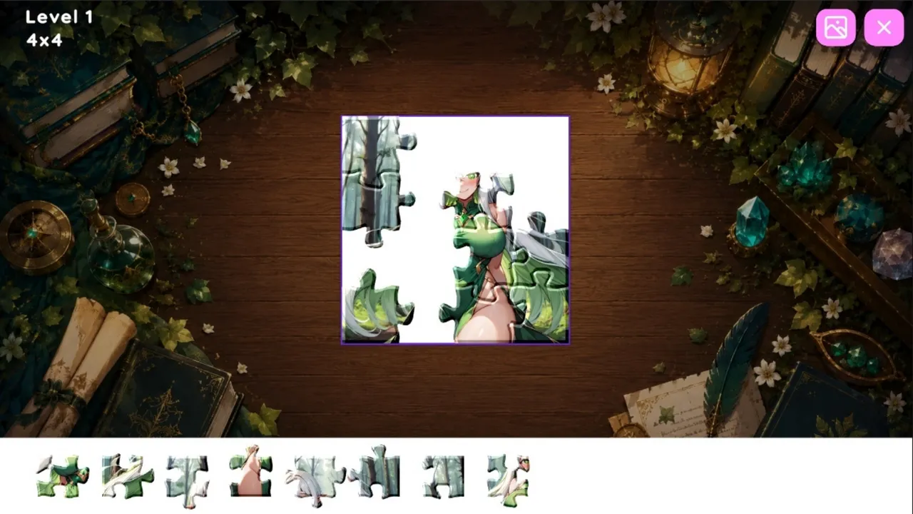 Hentai Puzzle: Alerinna Screenshot 0