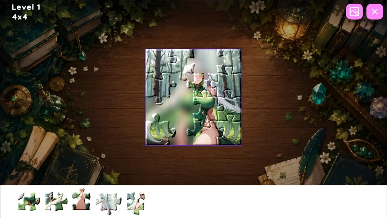 Hentai Puzzle: Alerinna Screenshot 1