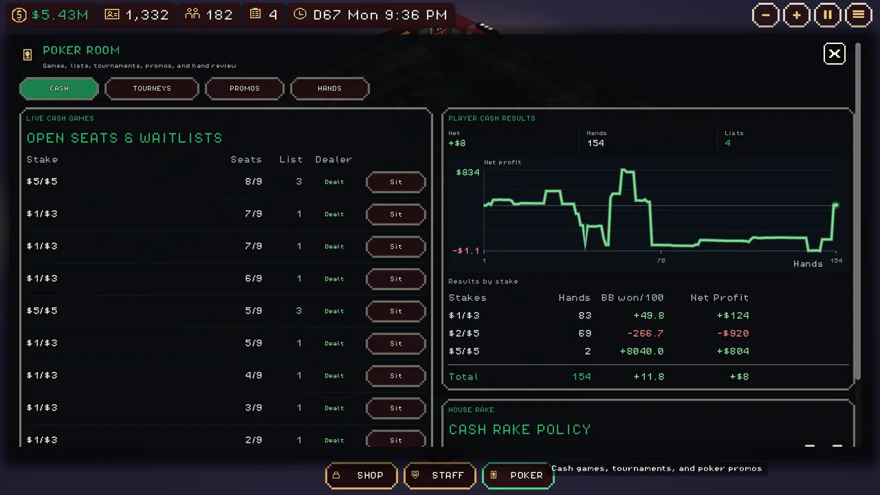 SimPoker Screenshot 5