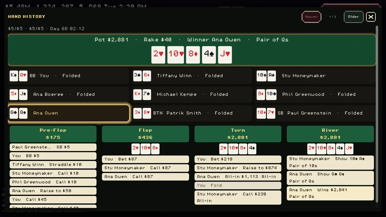 SimPoker Screenshot 1