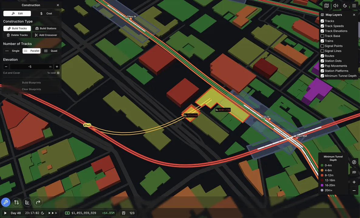 Subway Builder Screenshot 2