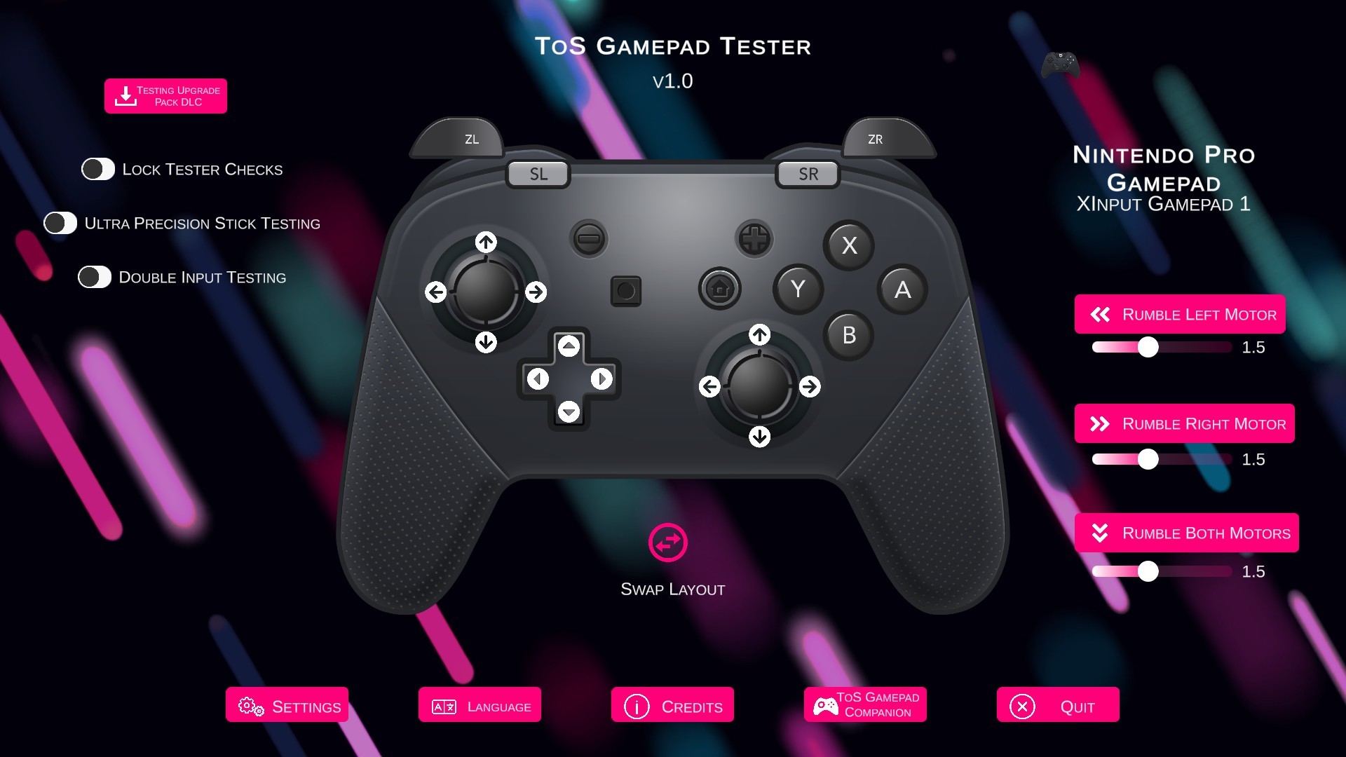 ToS Gamepad Tester Screenshot 7