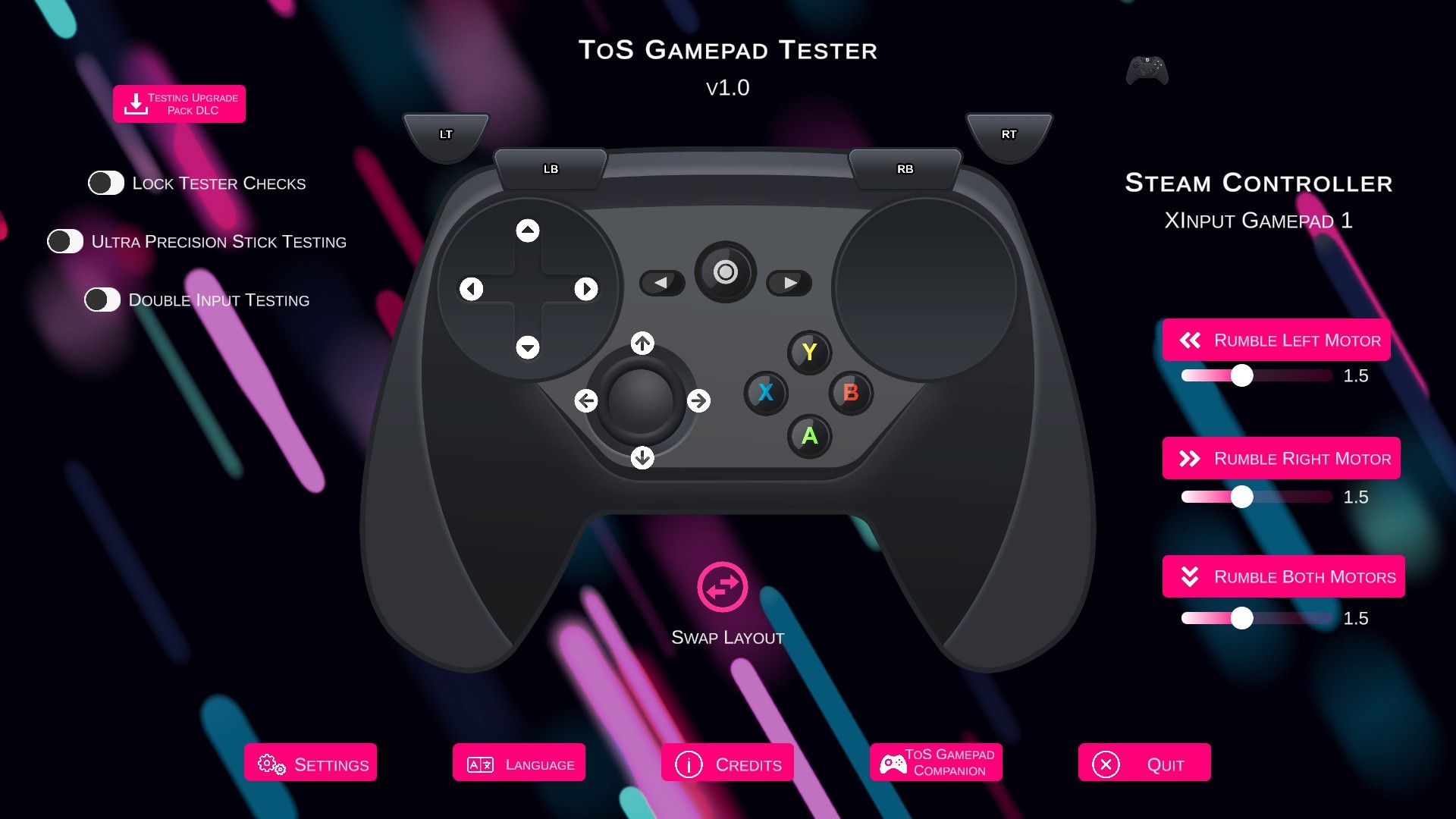 ToS Gamepad Tester Screenshot 8
