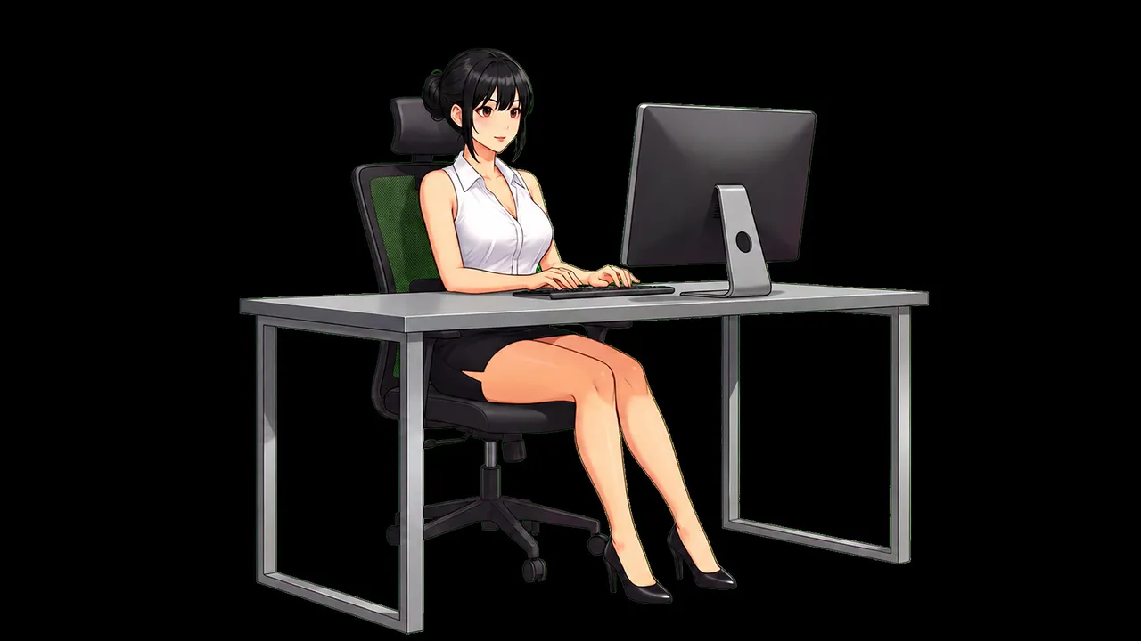 My Deskmate Douki-Cyan Screenshot 0