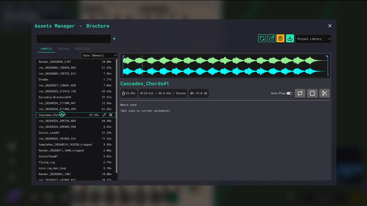 Sigilgraph Audioworkbench Screenshot 2