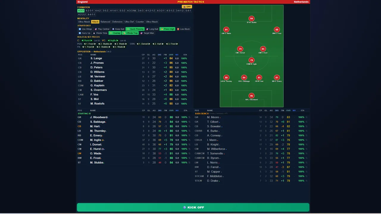 Sim: World Cup Manager Screenshot 5