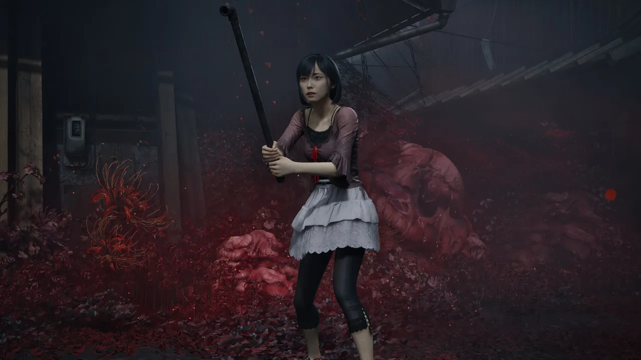 SILENT HILL f - Crimson Butterfly Costume Screenshot 1