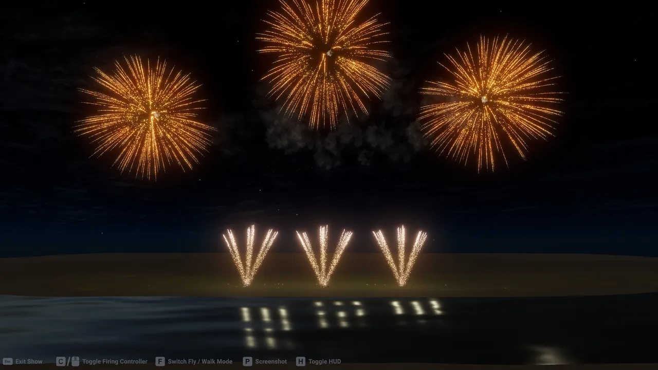 Fireworks Show Simulator Screenshot 2