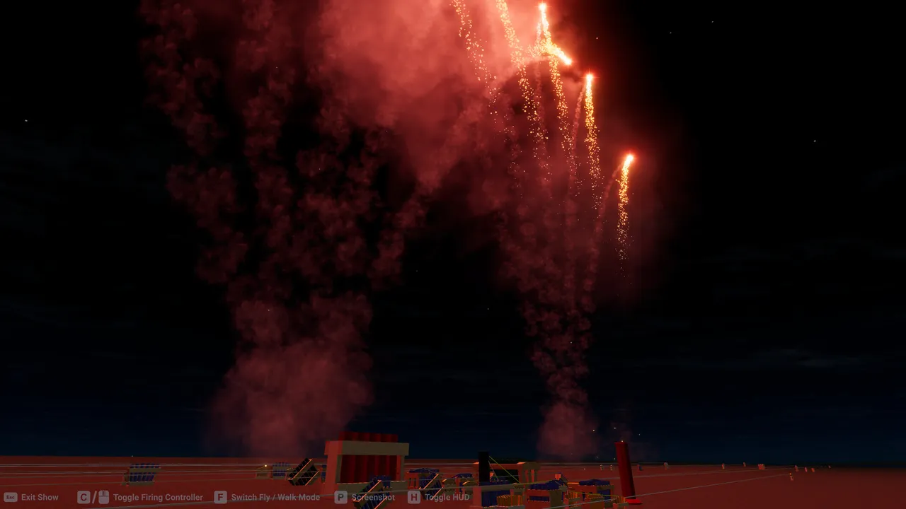 Fireworks Show Simulator Screenshot 0