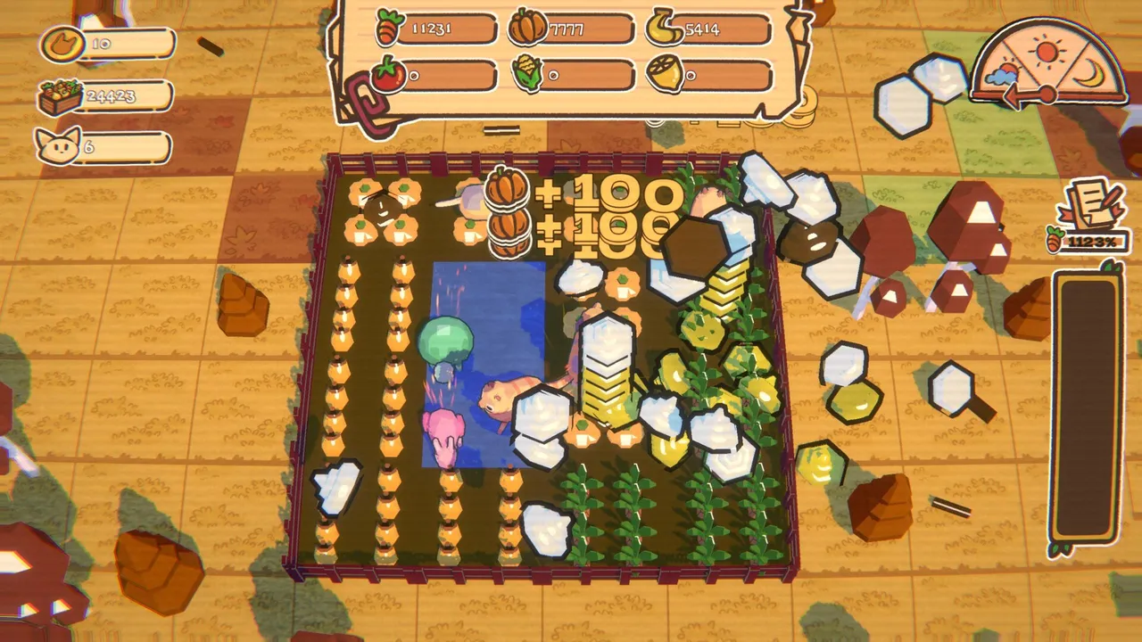 Crazy Farm: Roguelike Idle Building Game Screenshot 3