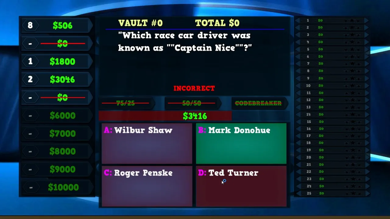 Trivia Vault: Auto Racing Trivia Screenshot 3