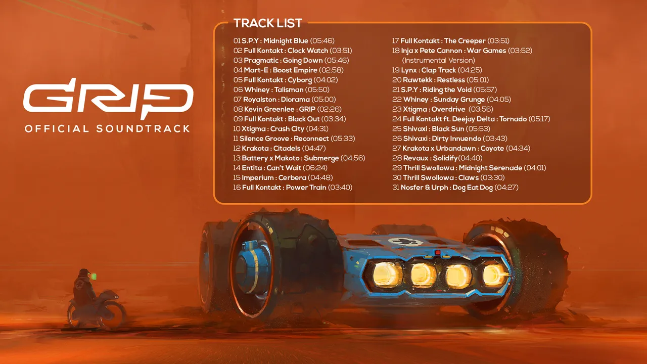 GRIP: Combat Racing - Official Soundtrack Screenshot 0