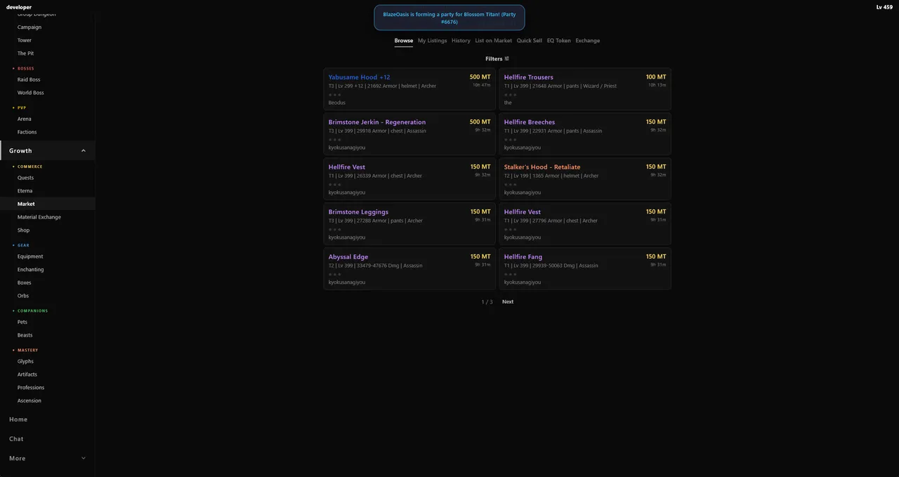 Eternal Quest Screenshot 0
