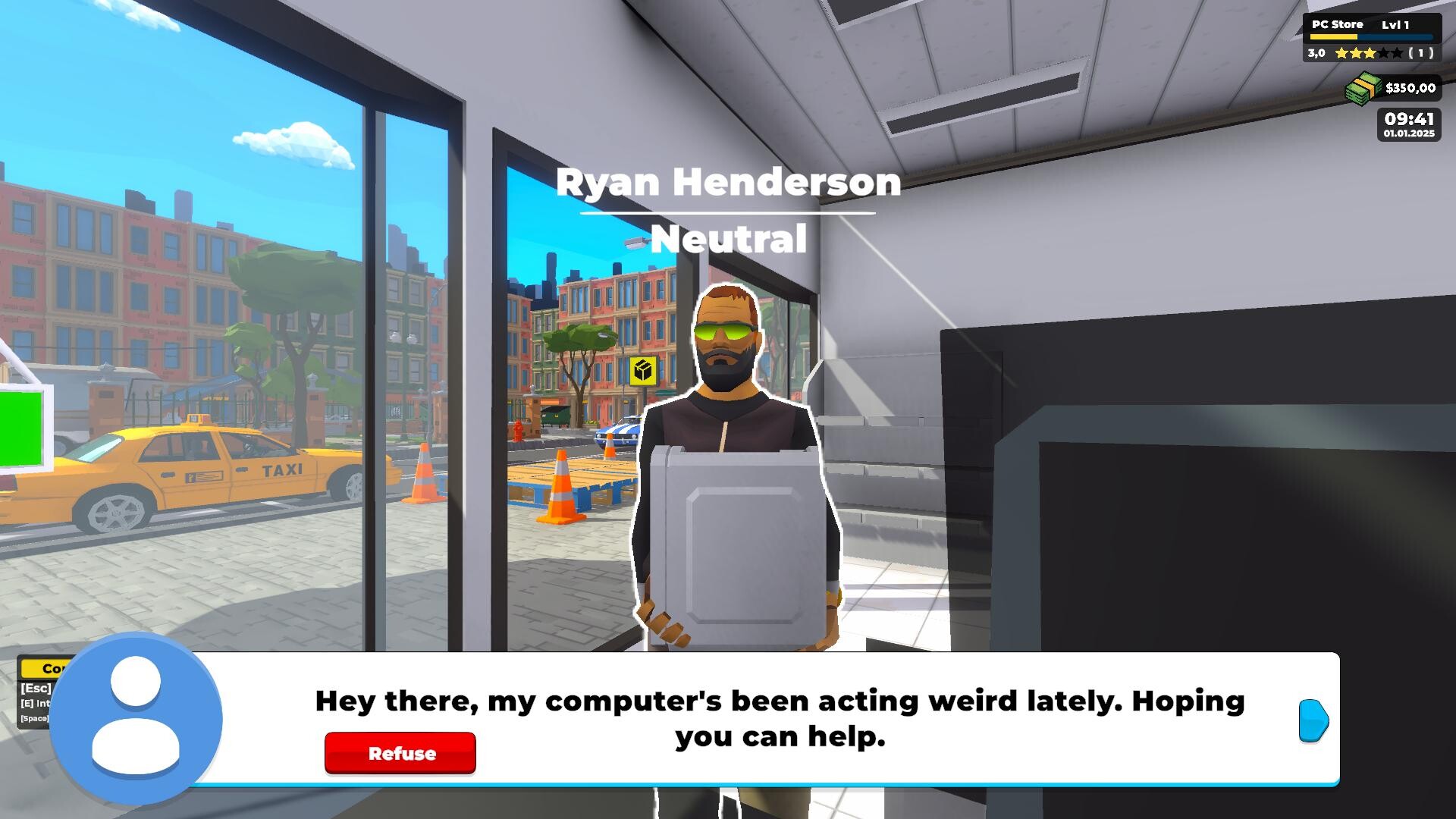 PC Store Simulator Demo Screenshot 1