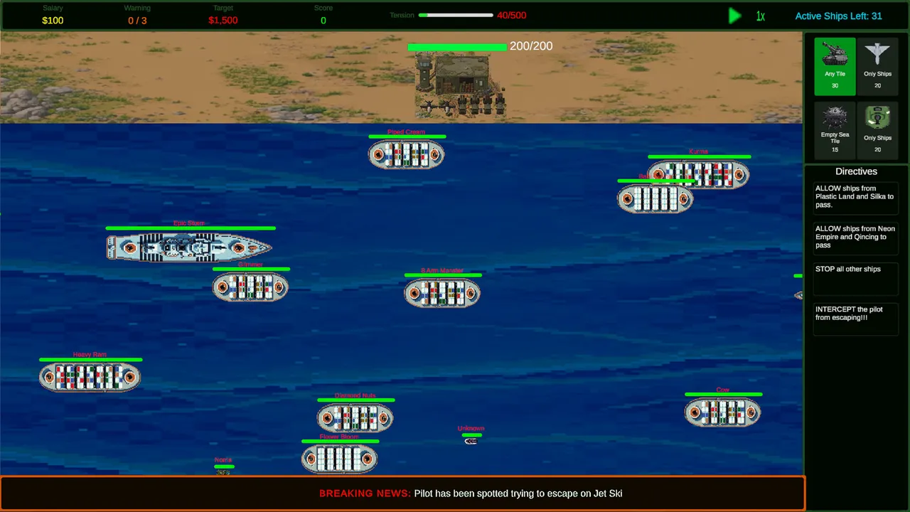 Close The Straits! Screenshot 1