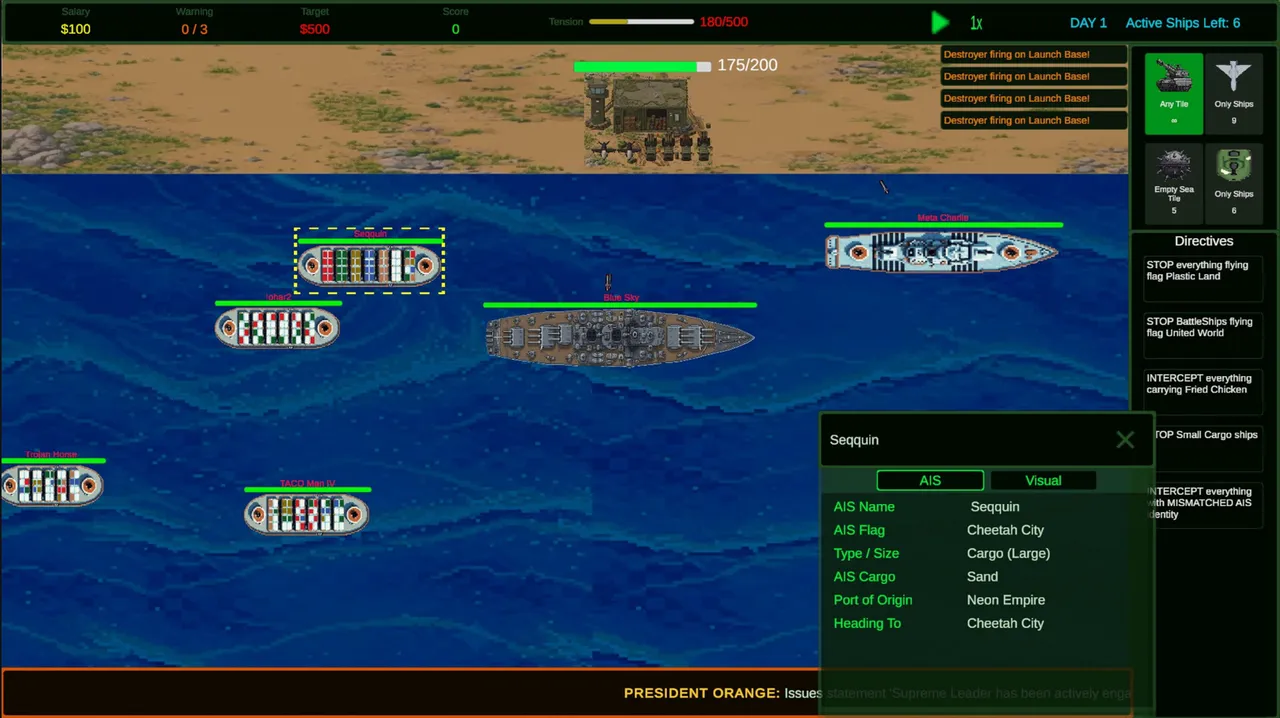 Close The Straits! Screenshot 0