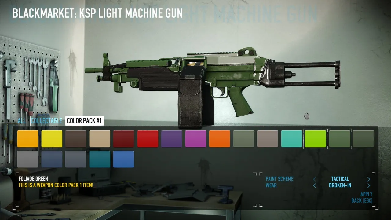 PAYDAY 2: Weapon Color Pack 1 Screenshot 1