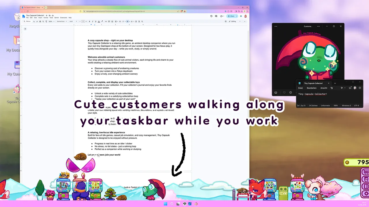 Tiny Capsule Collector Demo Screenshot 0