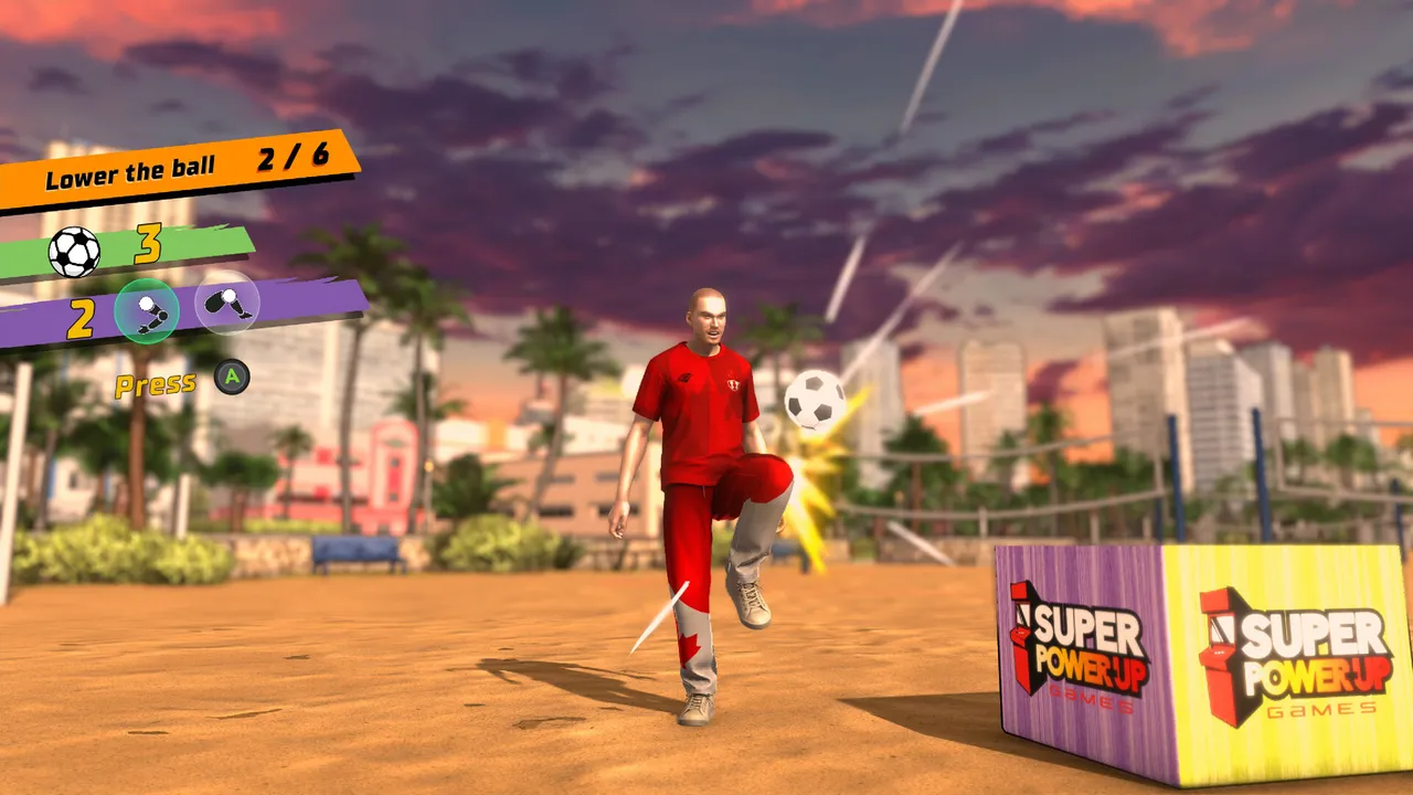 Soccer Kick-ups Screenshot 1