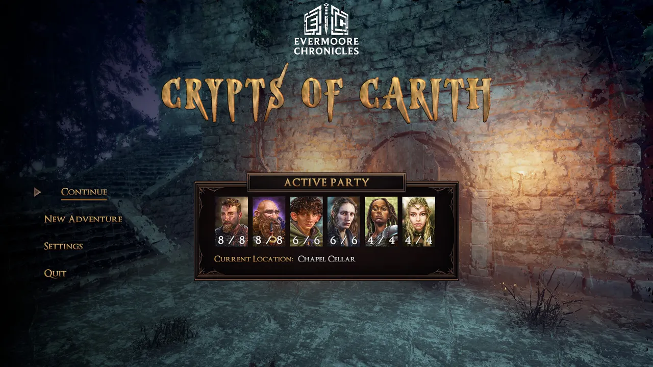 Crypts Of Carith - Chapel Cellar Demo Screenshot 0