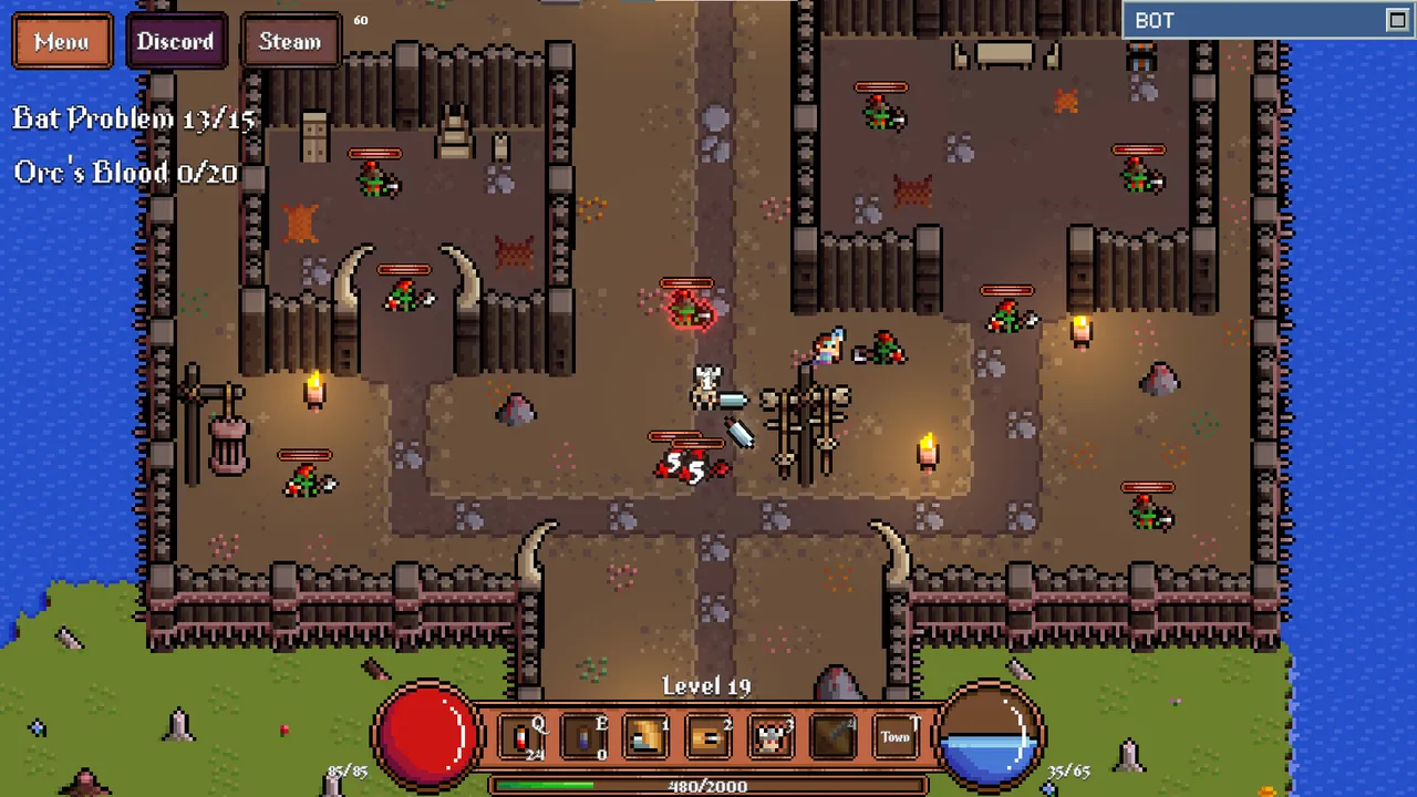 Game About Botting in an MMORPG Demo Screenshot 11