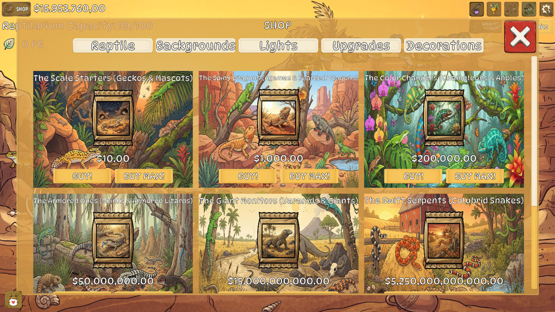 Reptilarium Screenshot 0