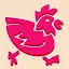 run chicken icon