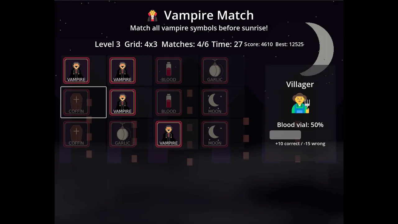 Vampire Match Screenshot 4