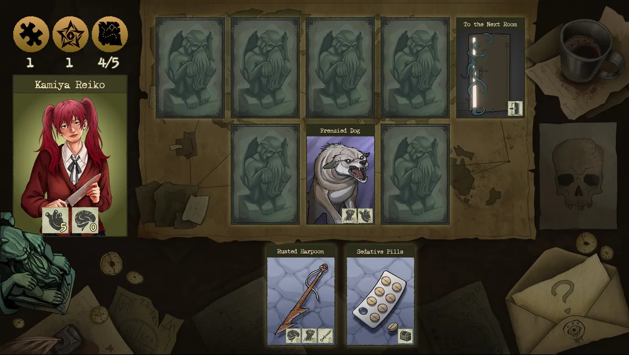 Eldritch Cards: The Lovecraftian Dungeon Crawler Game Screenshot 4