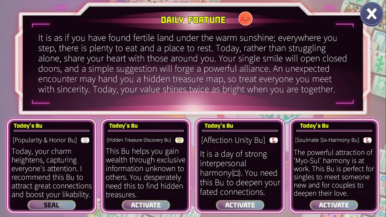 Talisman Maker - Mahjong Oracle Screenshot 2