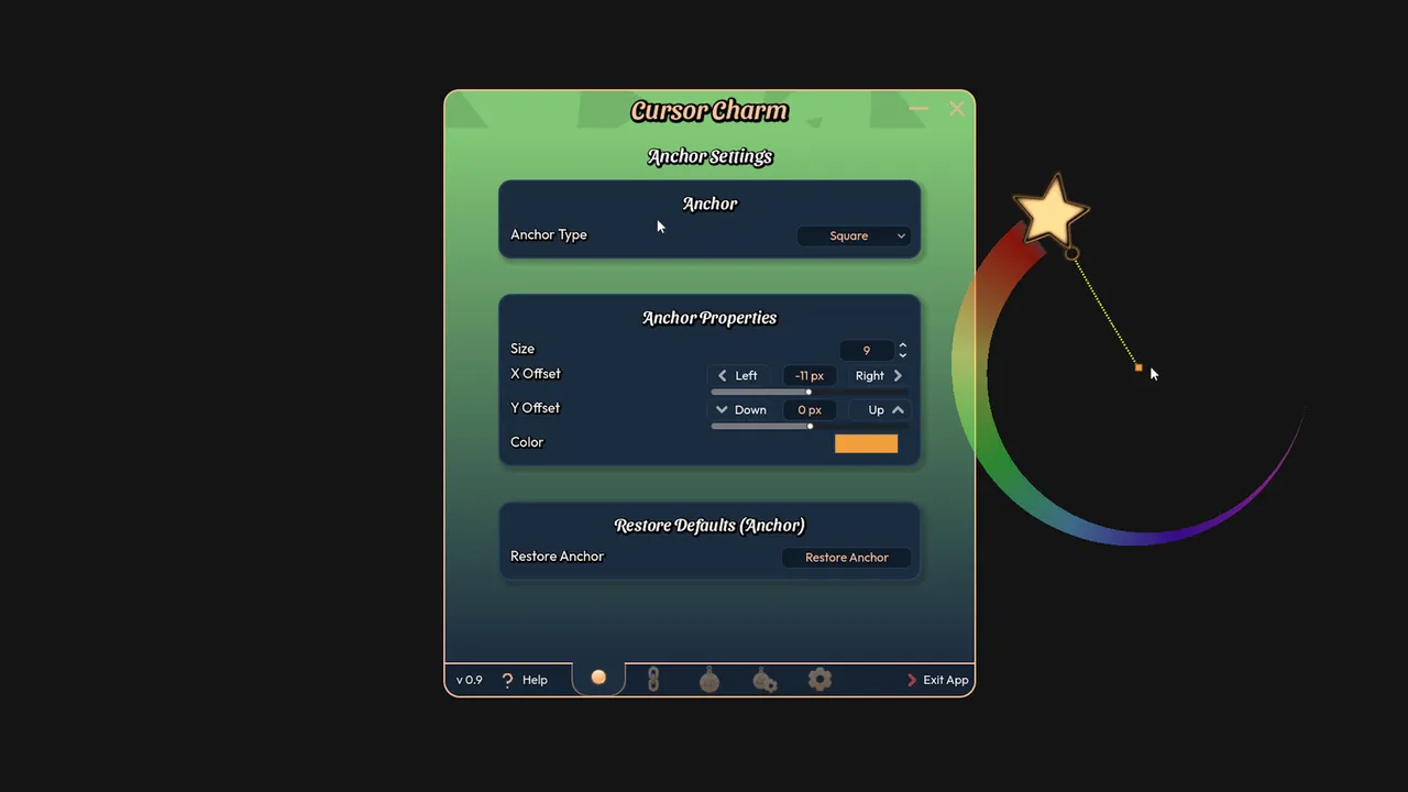 Cursor Charm Screenshot 2