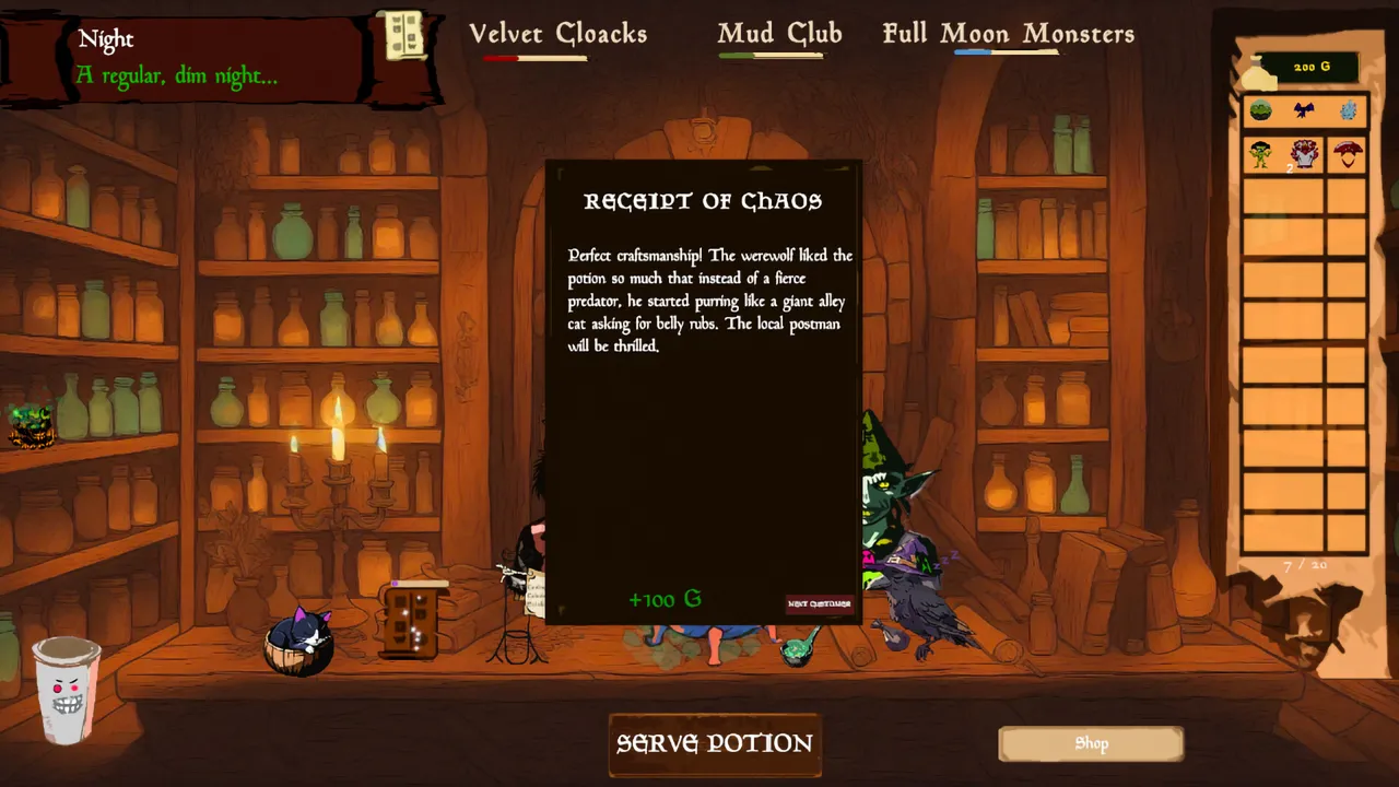 Potions & Passions: Therapist for Monsters Demo Screenshot 5
