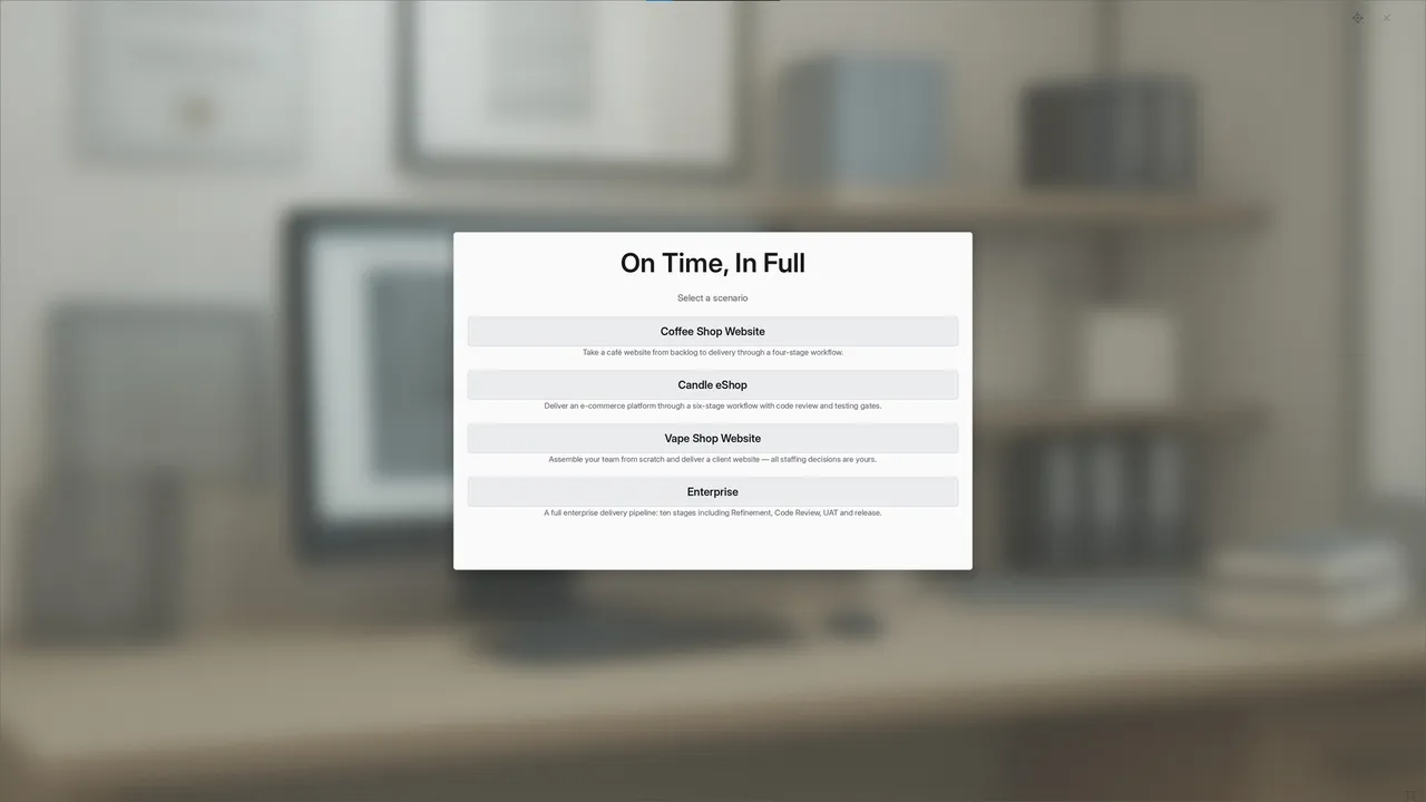 On Time In Full Screenshot 4