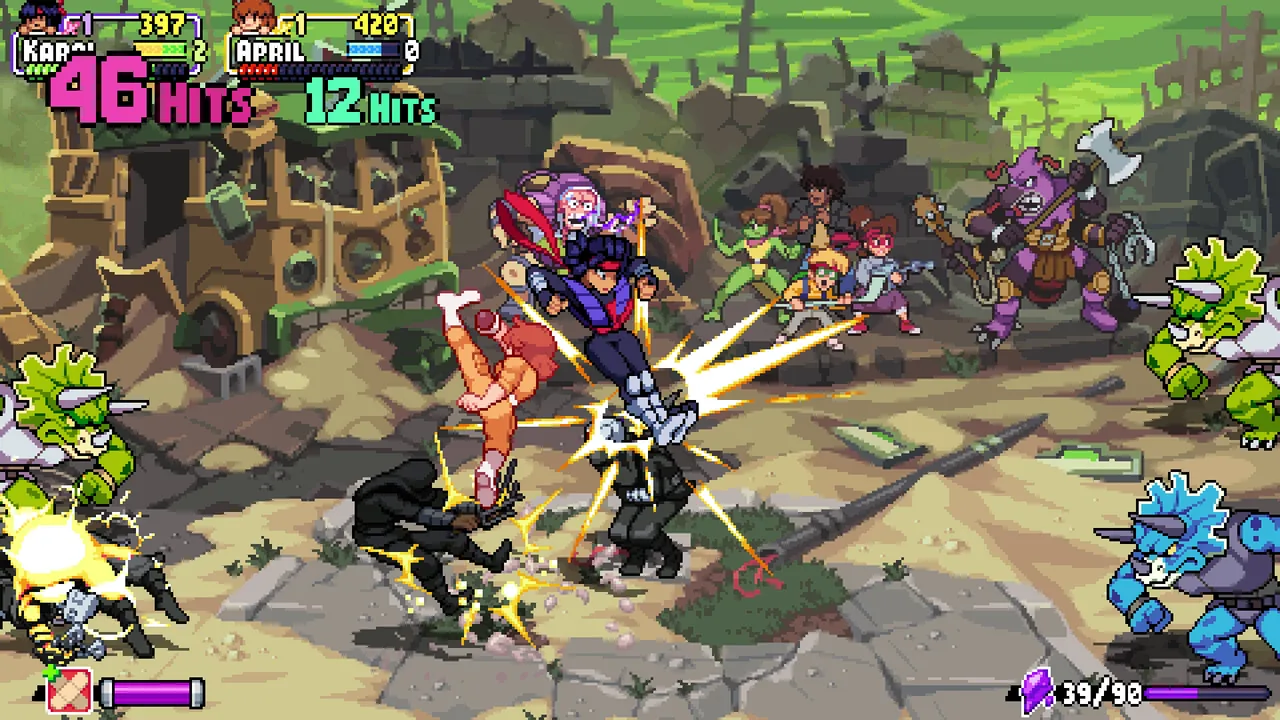 Teenage Mutant Ninja Turtles: Shredder's Revenge - Dimension Shellshock Screenshot 1