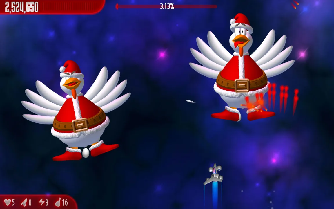 Chicken Invaders 3 - Christmas Edition Screenshot 0