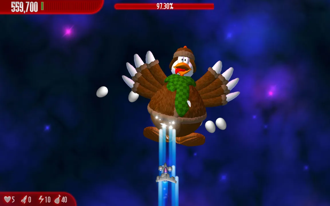 Chicken Invaders 3 - Christmas Edition Screenshot 2